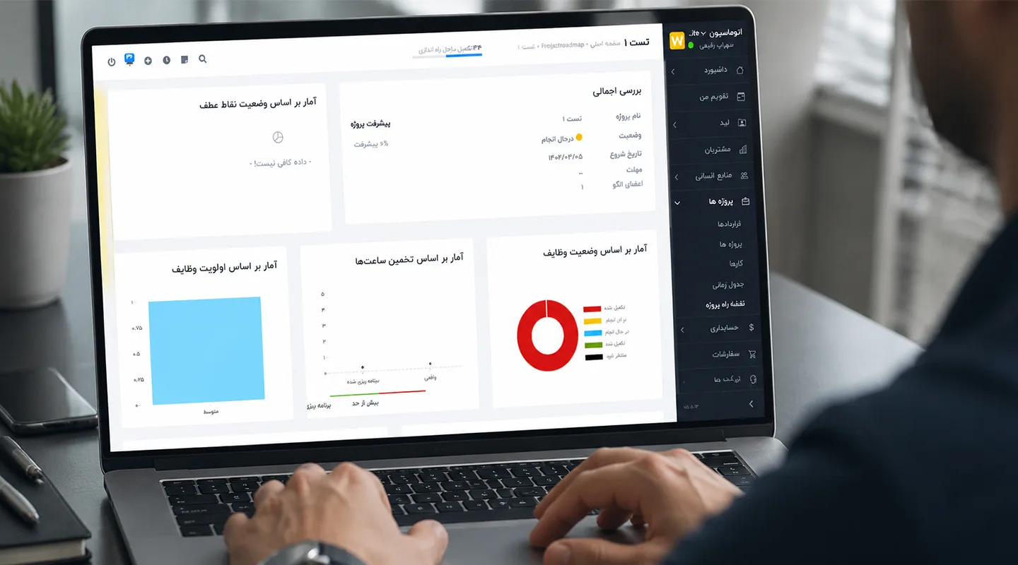 ماژول نقشه راه پروژه Worksuite CRM - گزارش دهی پیشرفته پروژه 1 معرفی ماژول نقشه راه پروژه Worksuite CRM – گزارش دهی پیشرفته پروژه