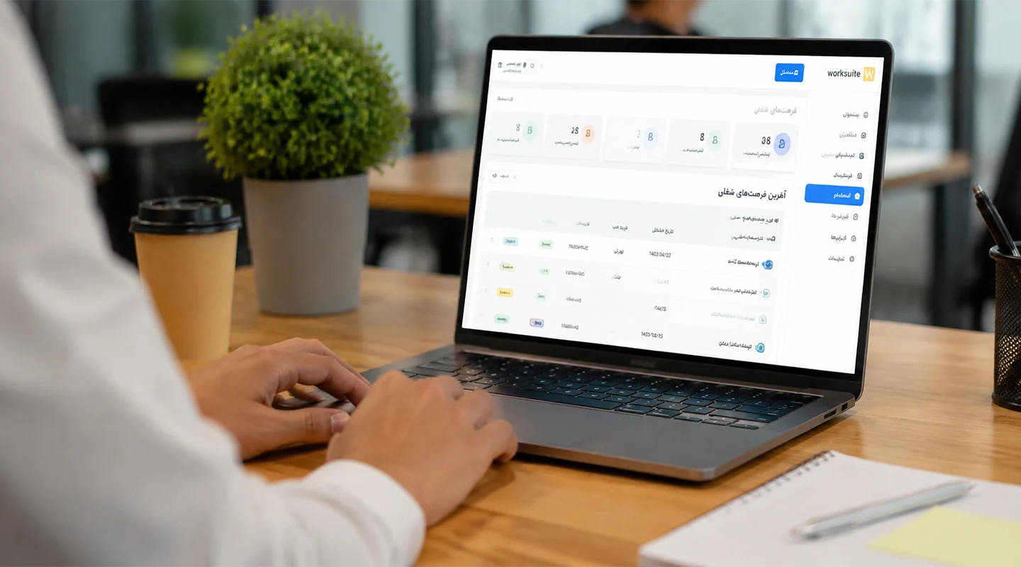 ماژول استخدام Worksuite CRM - اتوماسیون استخدام 1 ماژول استخدام Worksuite CRM: راهحلی جامع برای اتوماسیون استخدام