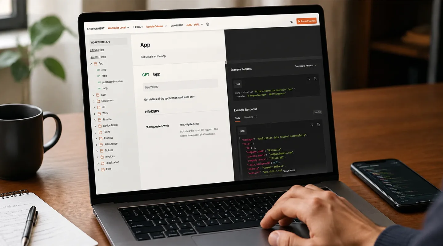 ماژول RestAPI کامل Worksuite CRM - اتصال به تمامی سامانه ها 1 معرفی ماژول RestAPI کامل Worksuite CRM