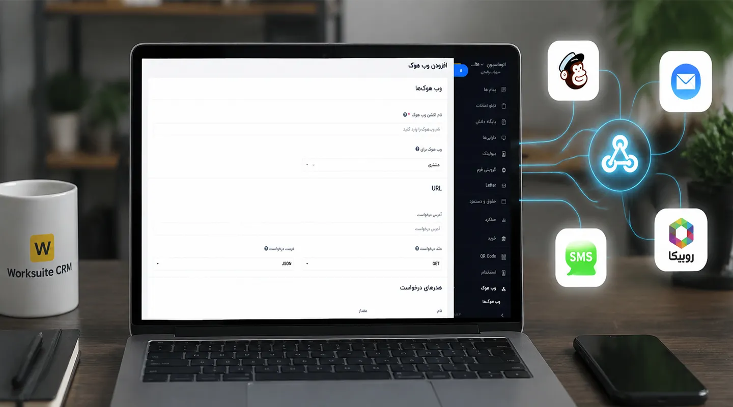 ماژول وب هوک Worksuite CRM - اتصال به هر پلتفرمی 1 featured-worksuite-crm-webhook-worksuitefa